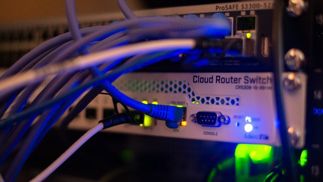 Network equipment and cabling in a rack
